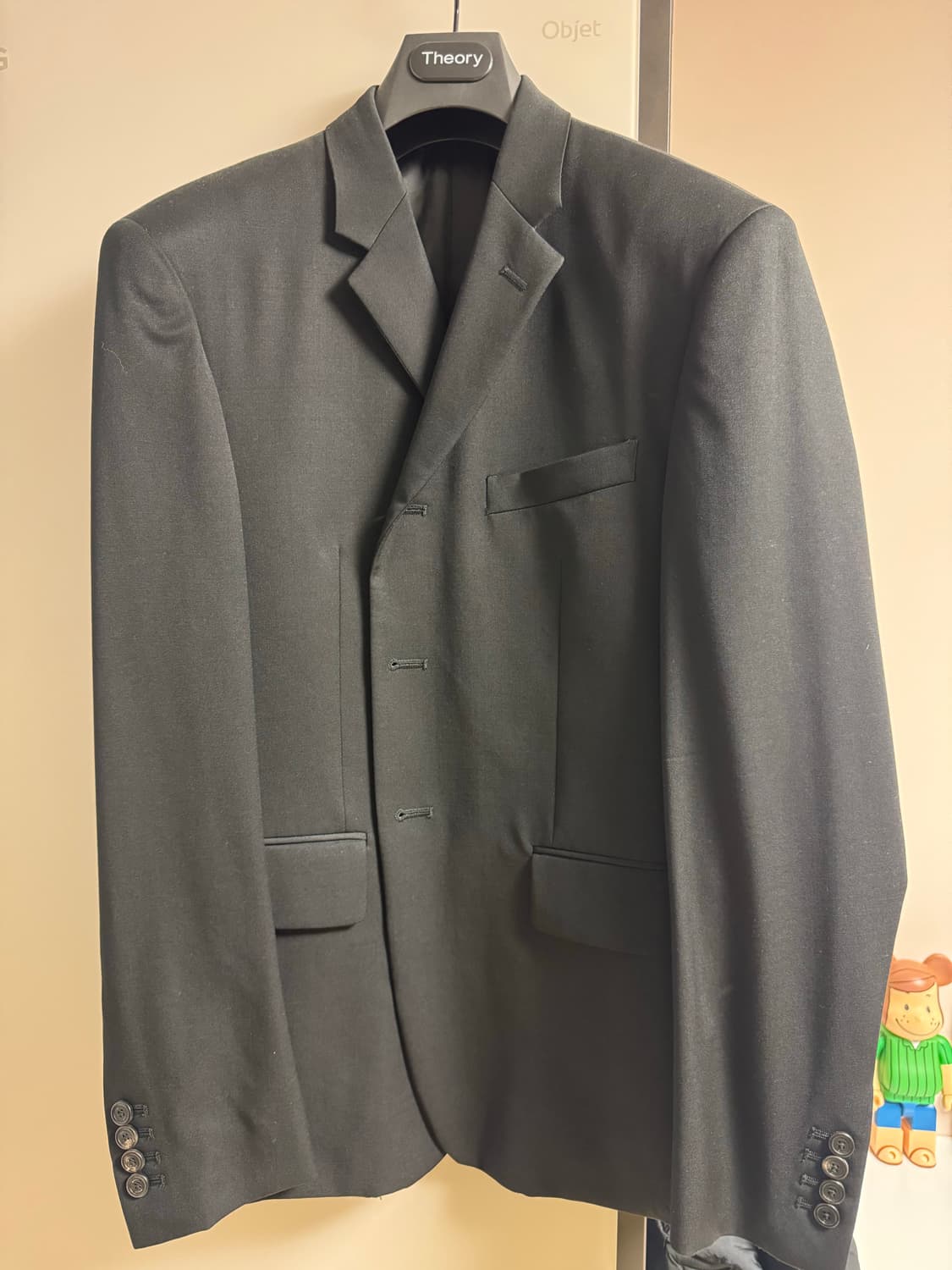 MNGU 오버핏 블레이져 블랙, 체크 일괄 상품이미지1