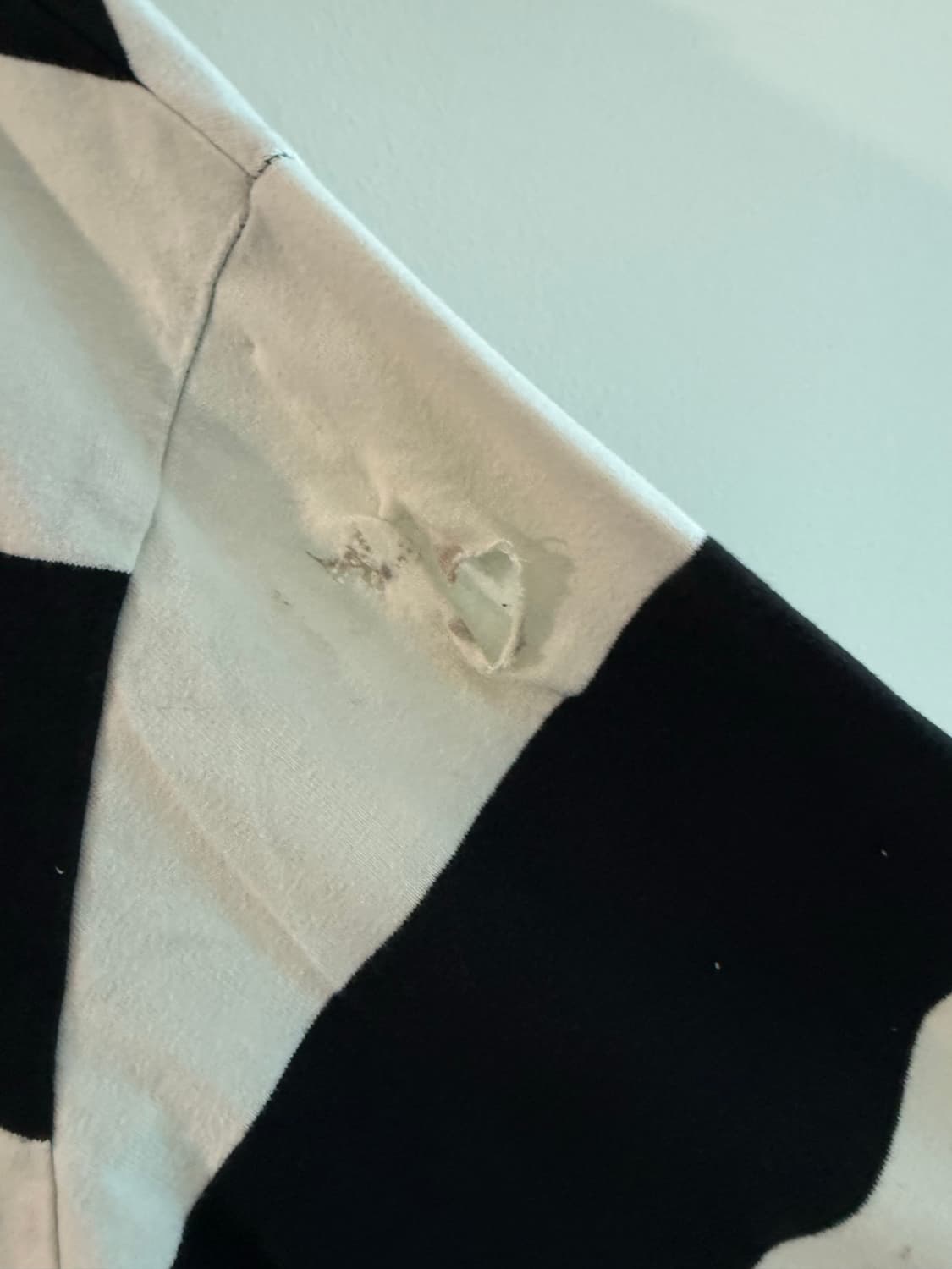 빈티지 디스트레스드  데미지 단가라 긴팔 상품이미지9