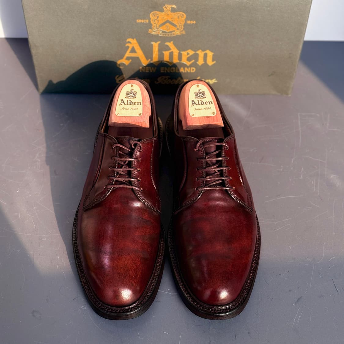[7D] 알든 990 컬러8 코도반 더비 상품이미지1