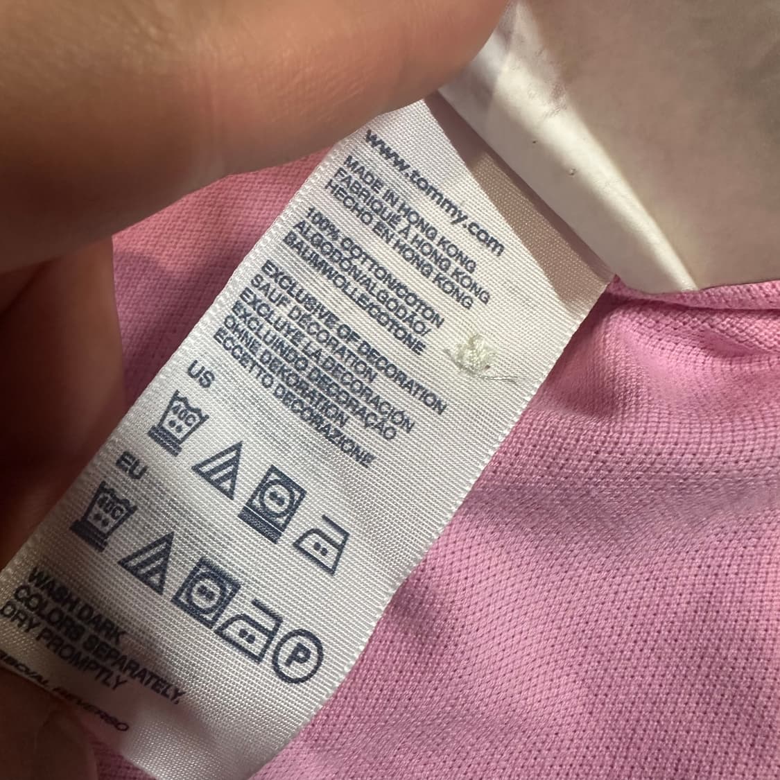✨ (바배) 타미 힐피거 PK 카라 반팔티  상품이미지4
