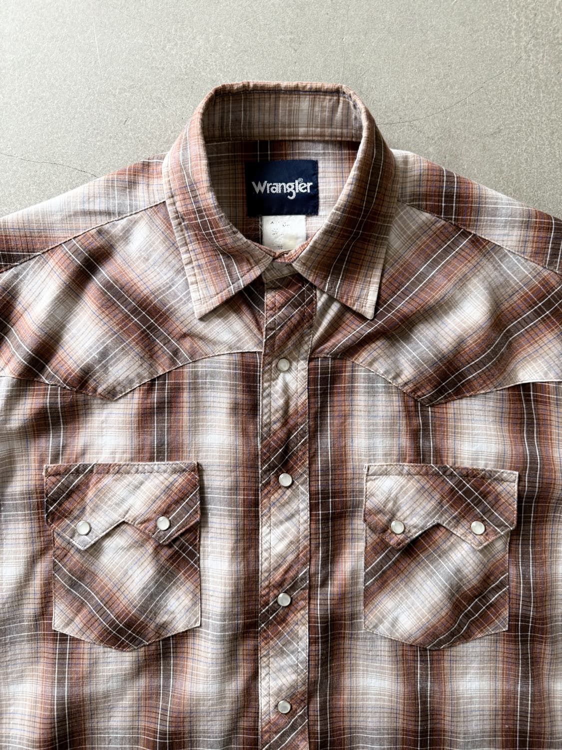 Vintage Wrangler Western Check Shirt 상품이미지3