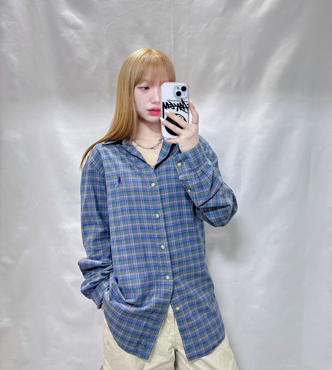 폴로 랄프로렌 멀티포니 체크 셔츠  상품이미지2