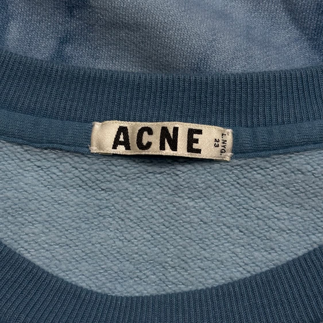 XS 아크네 스튜디오 블루 타이다이 맨투맨 상품이미지4