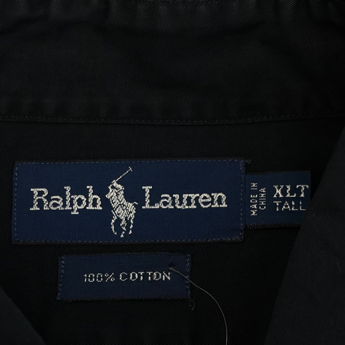 새상품급 00s 미국 빈티지 폴로랄프로렌 긴팔 검정 블랙셔츠 상품이미지6