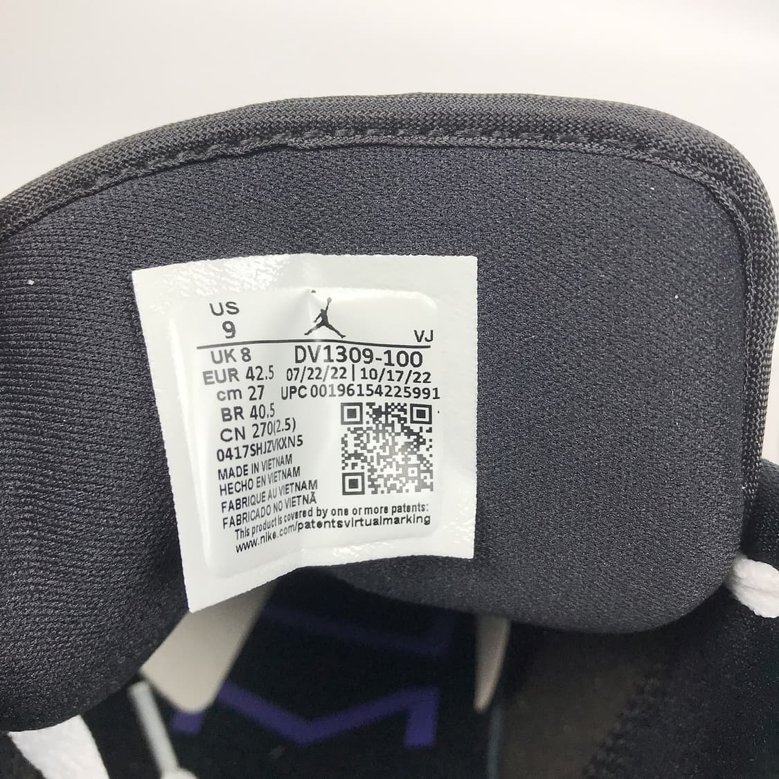 나이키 조던 1 로우 SE 콩코드 스니커즈 신발 남성270 상품이미지10