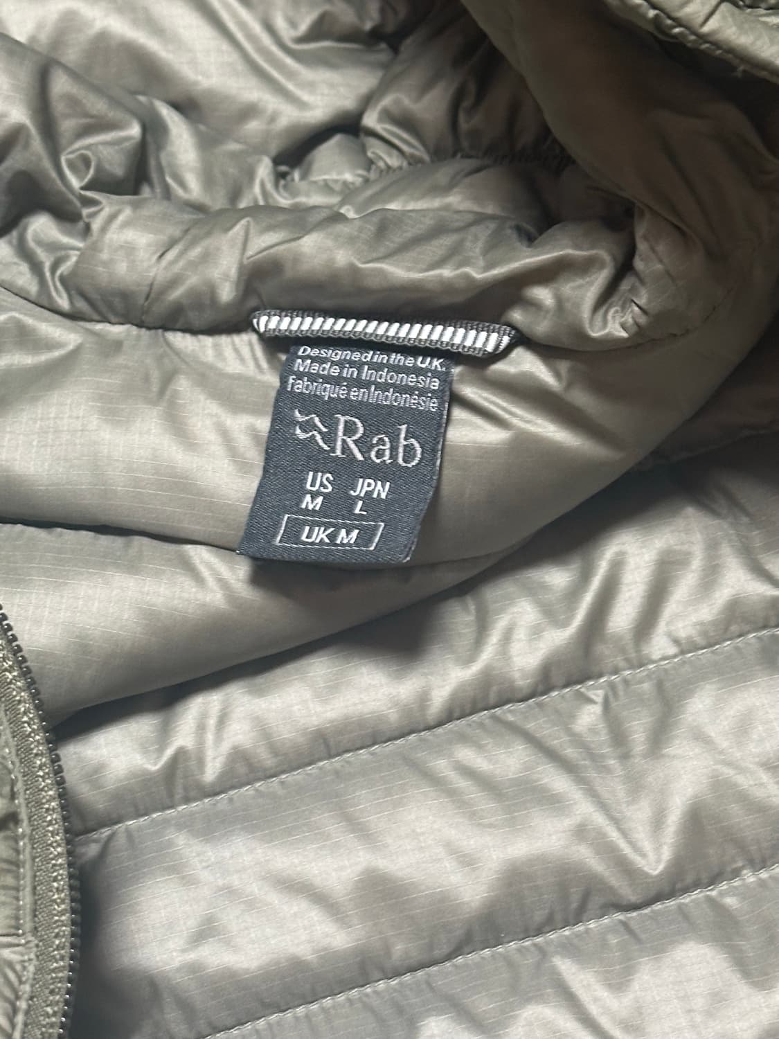 랩 마이크로라이트 알파인 자켓 라이트 카키 스톤 상품이미지3