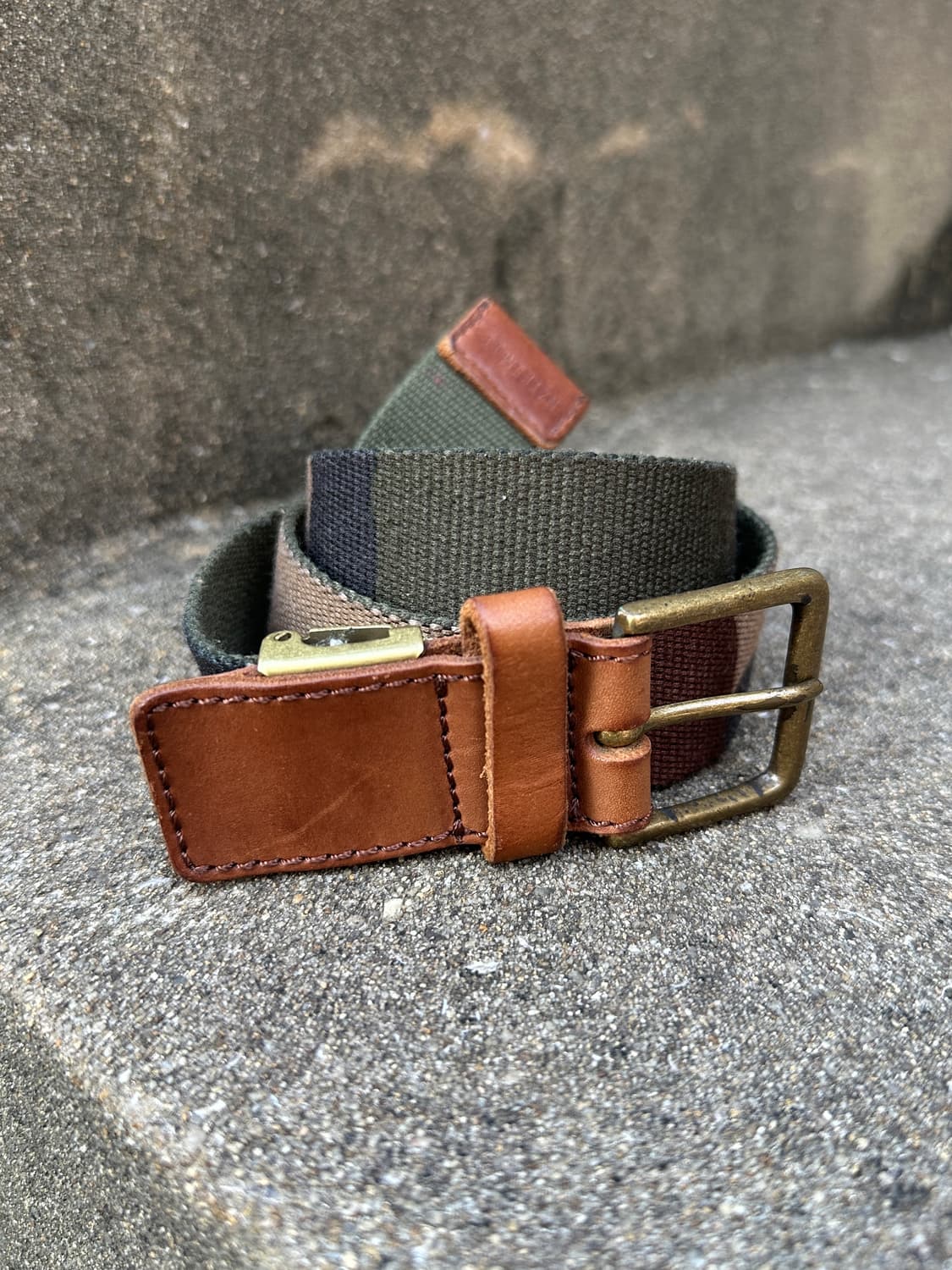 Vintage camo belt 상품이미지2