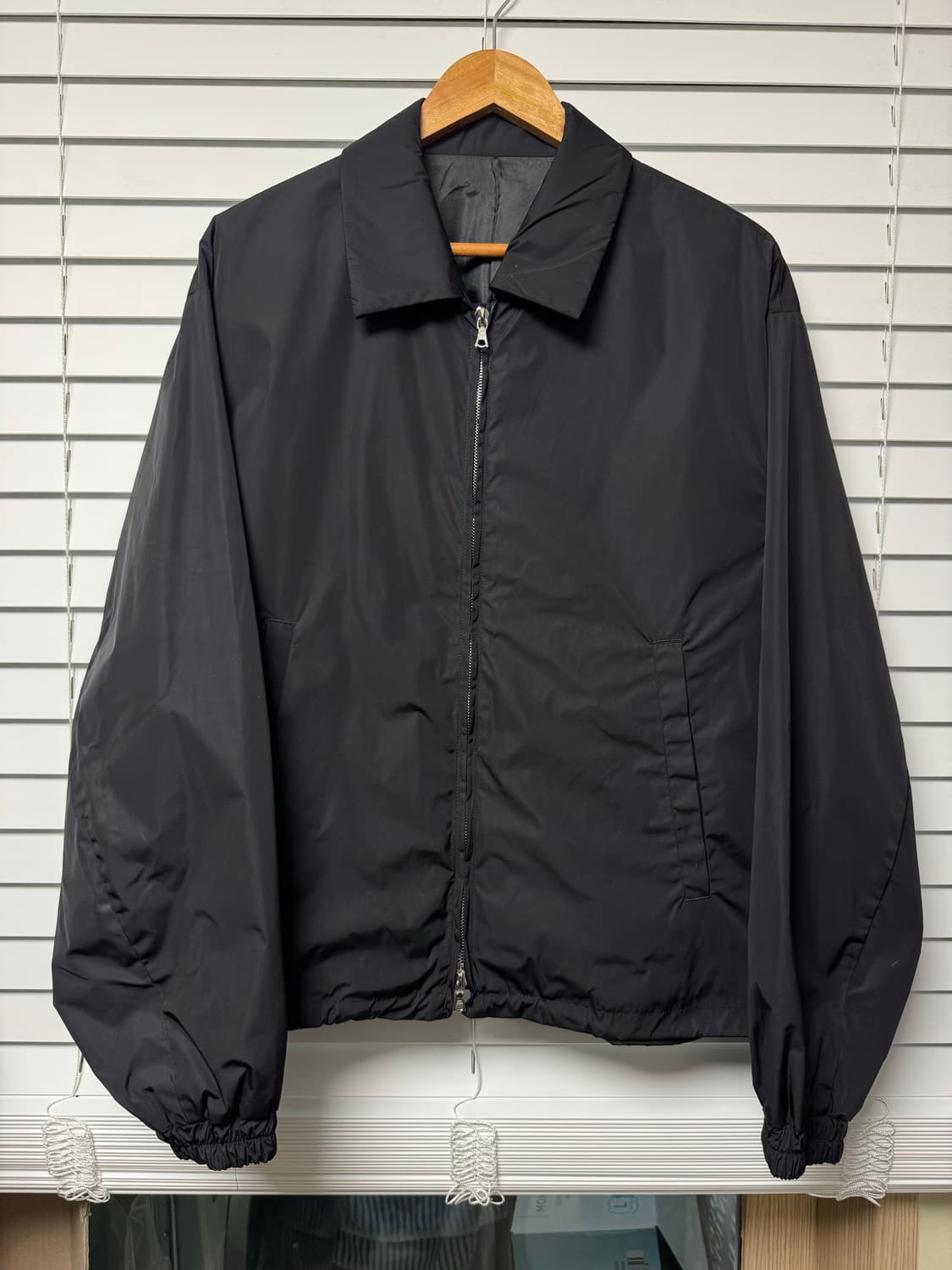 Stein 슈테인 나일론 타프타 집 자켓 블랙 상품이미지3