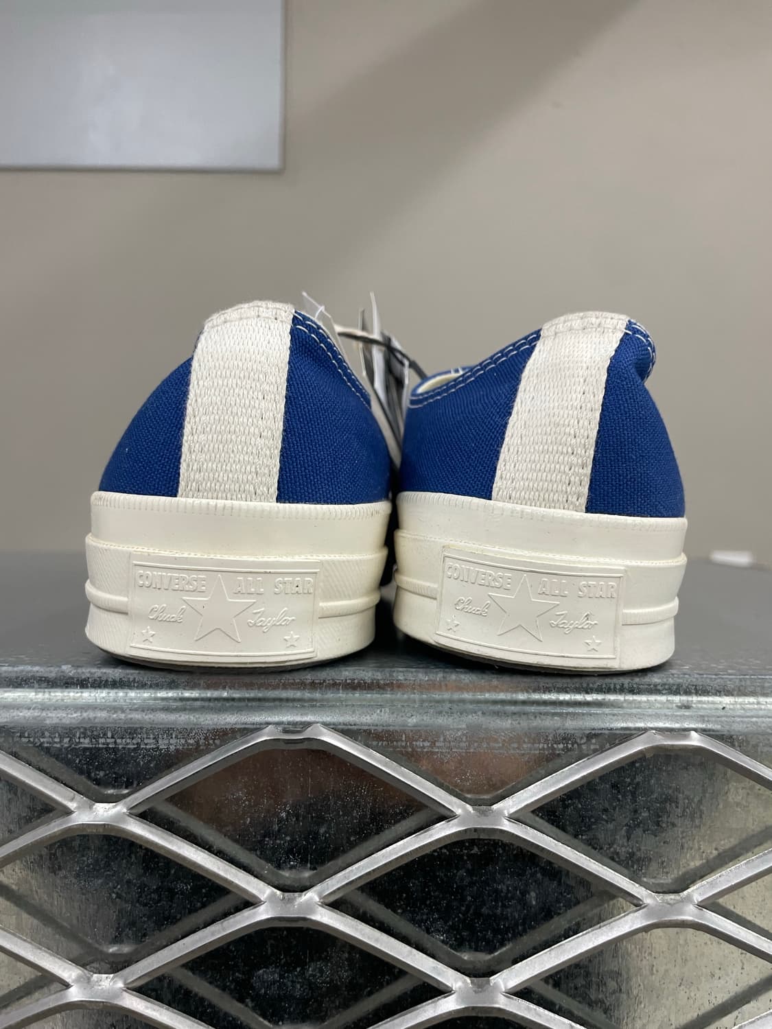 컨버스 x 꼼데 블루 로우 255mm(박스x)(gr-4622) 상품이미지3