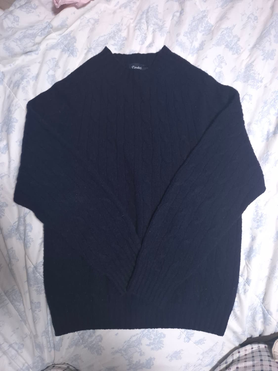 드레익스 셔틀랜드 울 케이블 니트 L 상품이미지1