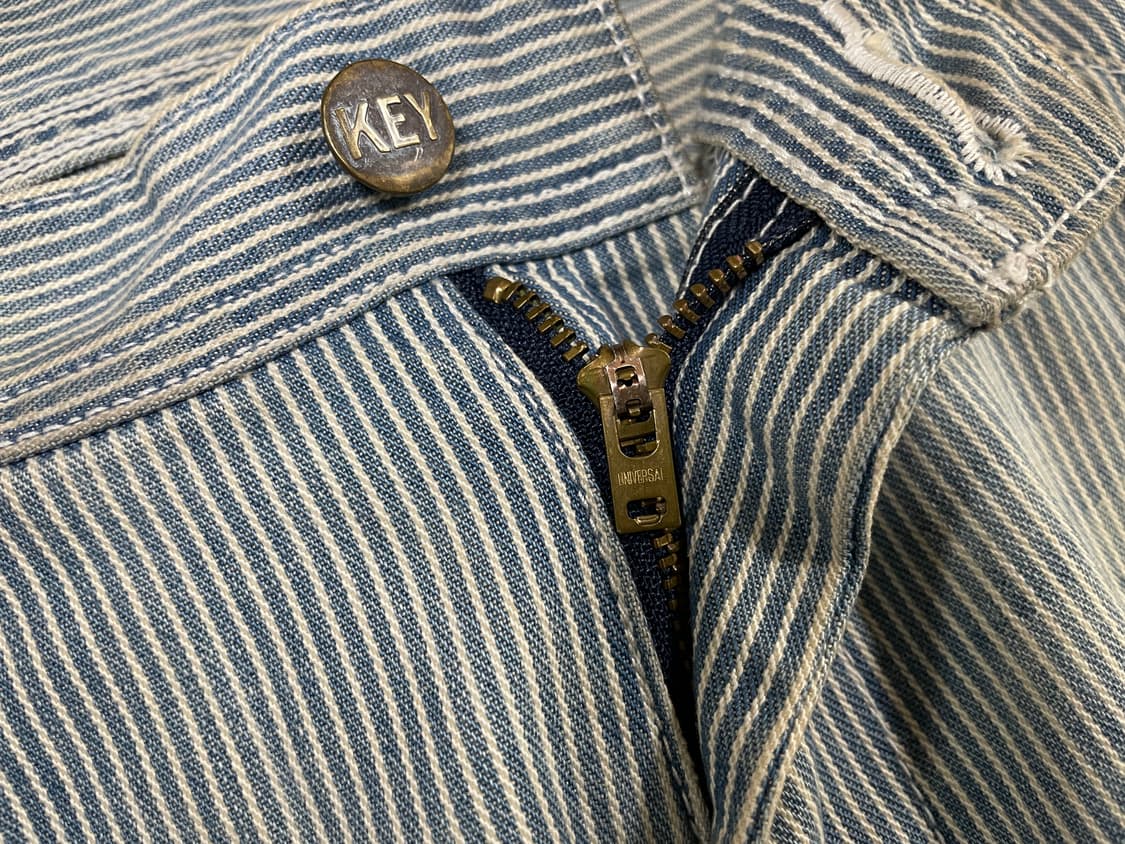 33) 80's 복각 KEY 재팬 페인터 히코리 데님팬츠 상품이미지5