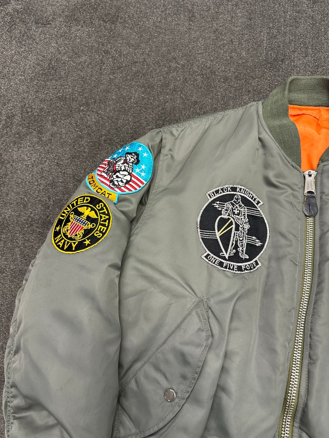 U.S. AIR FORCE MA-1 항공점퍼 L 상품이미지2