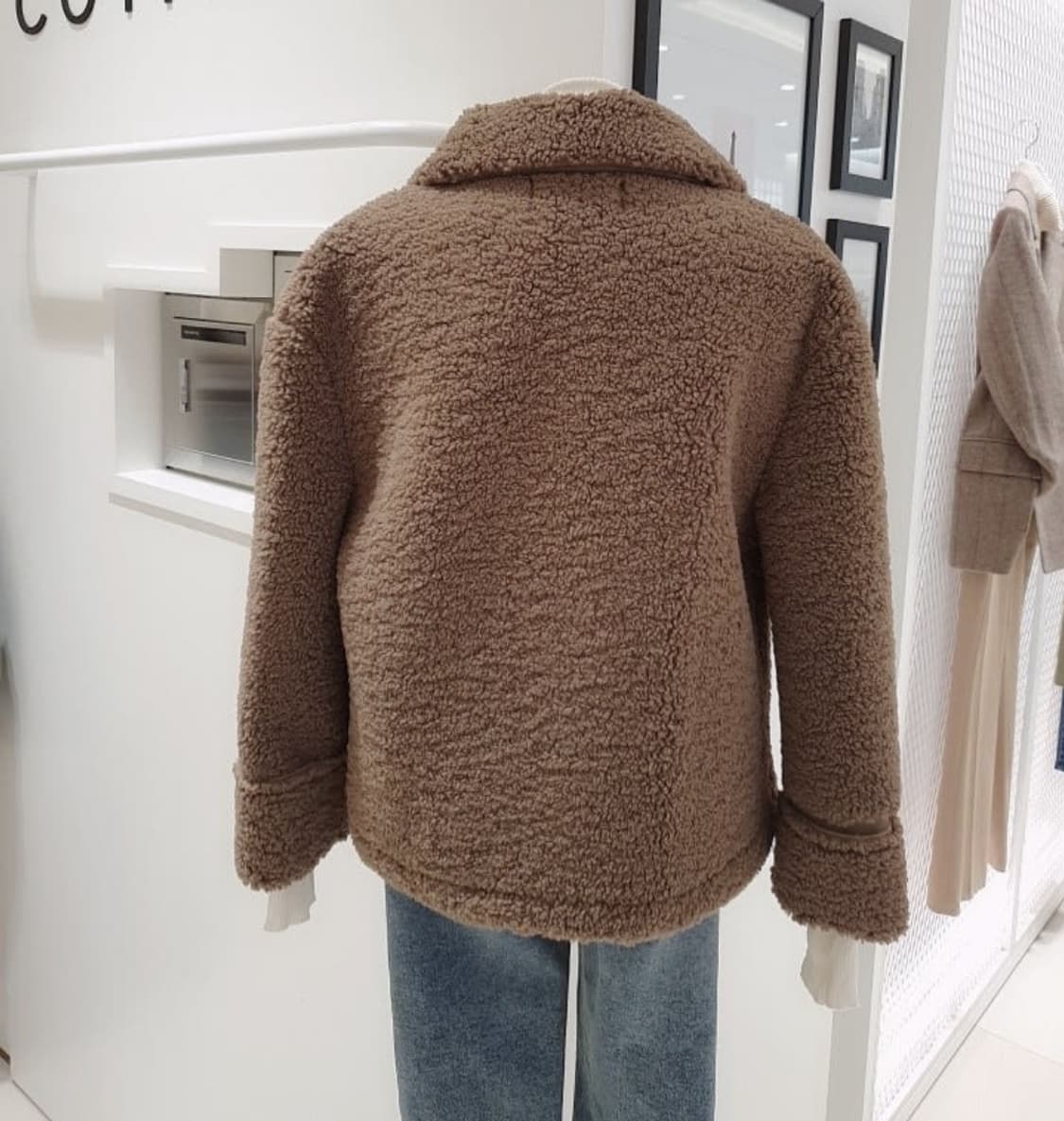 [F]코인코즈 에코 양털 무스탕 상품이미지2