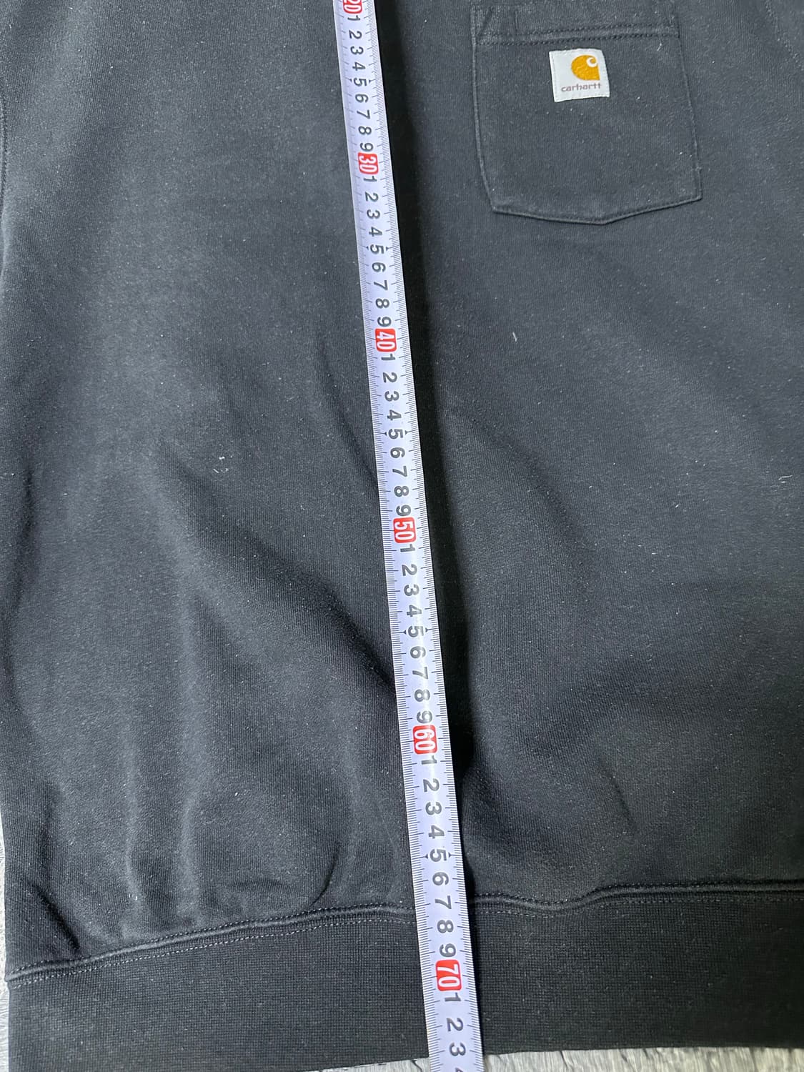 칼하트 포켓 블랙 맨투맨 상품이미지7