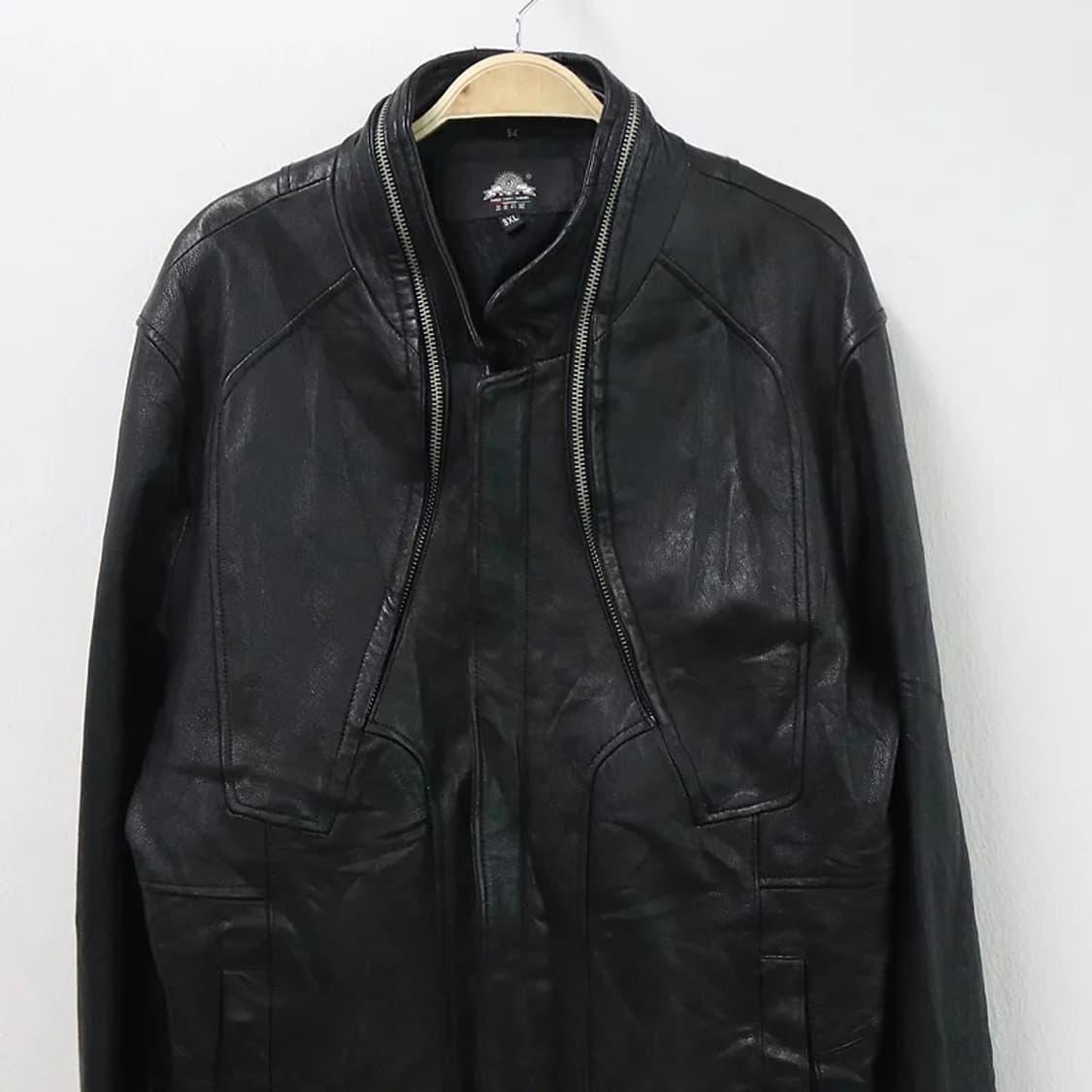 Zipper neck Lamb Leather 양가죽 자켓 상품이미지3