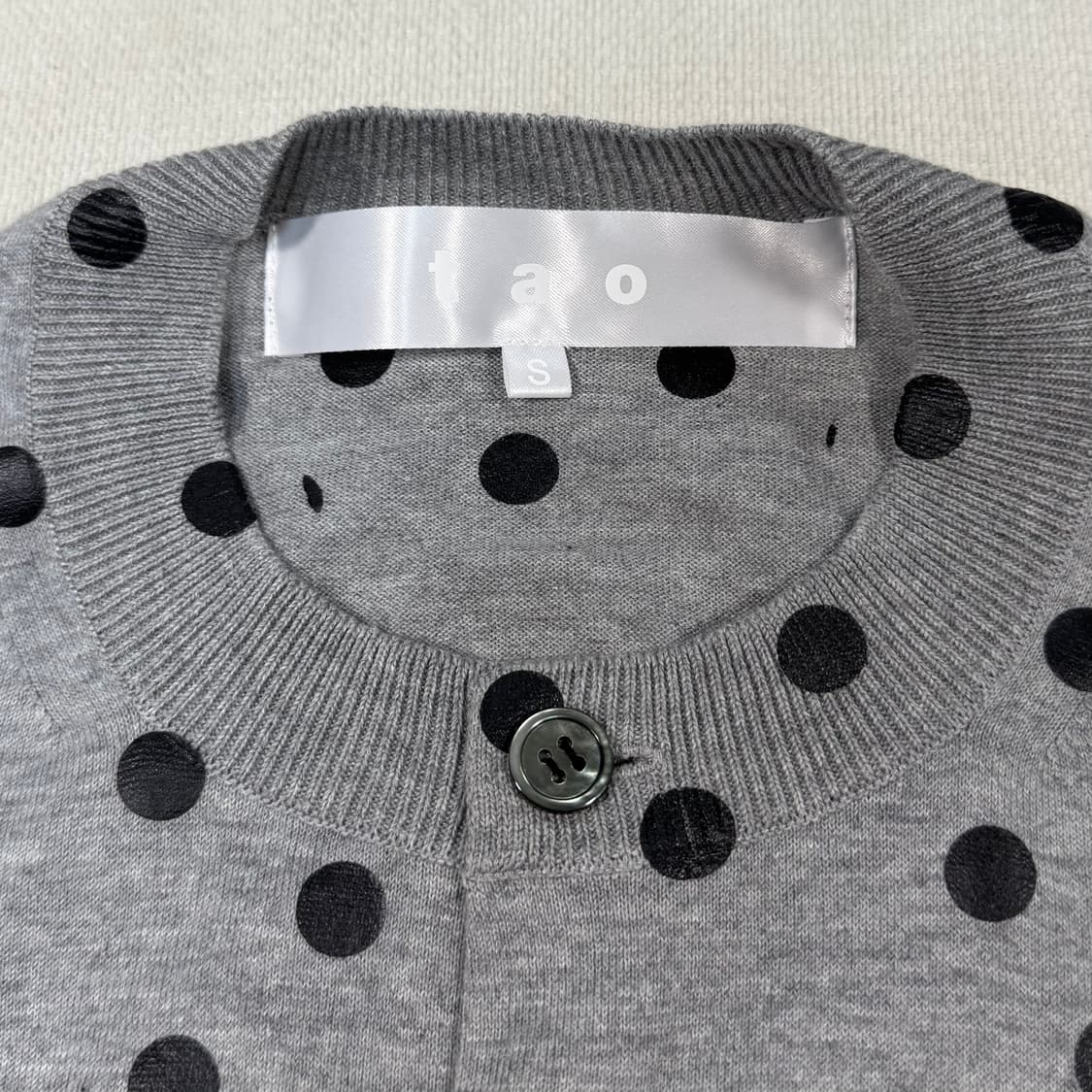 Dot Gray Cardigan 상품이미지5