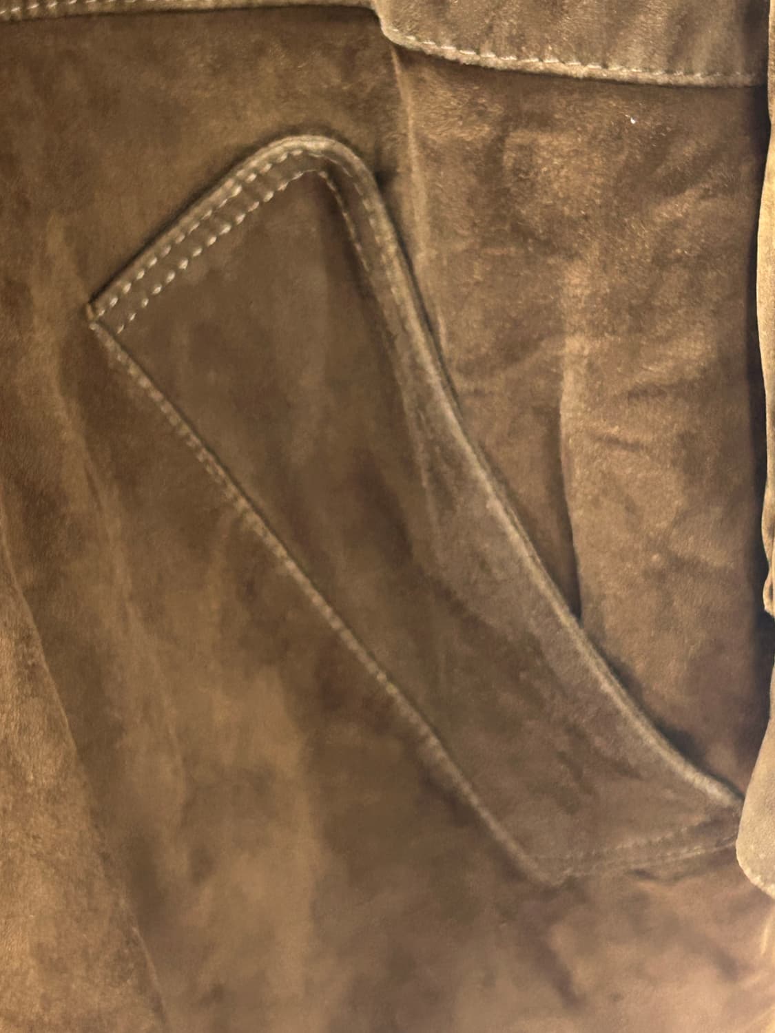 90s 버버리 스웨이드 하프코트 상품이미지2