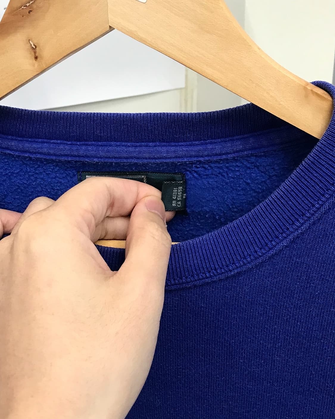 폴로 코발트블루 맨투맨 상품이미지3