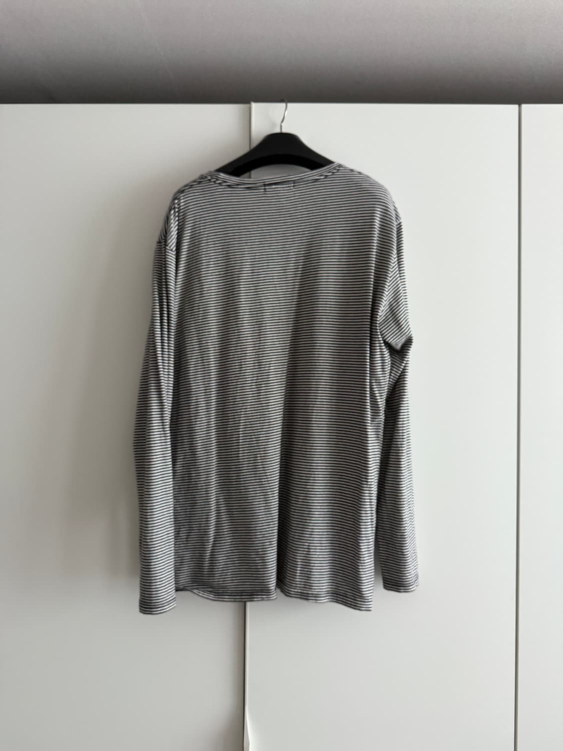 GD착) 프라그매틱 스트라이프 보더 긴팔티 롱슬리브 상품이미지5