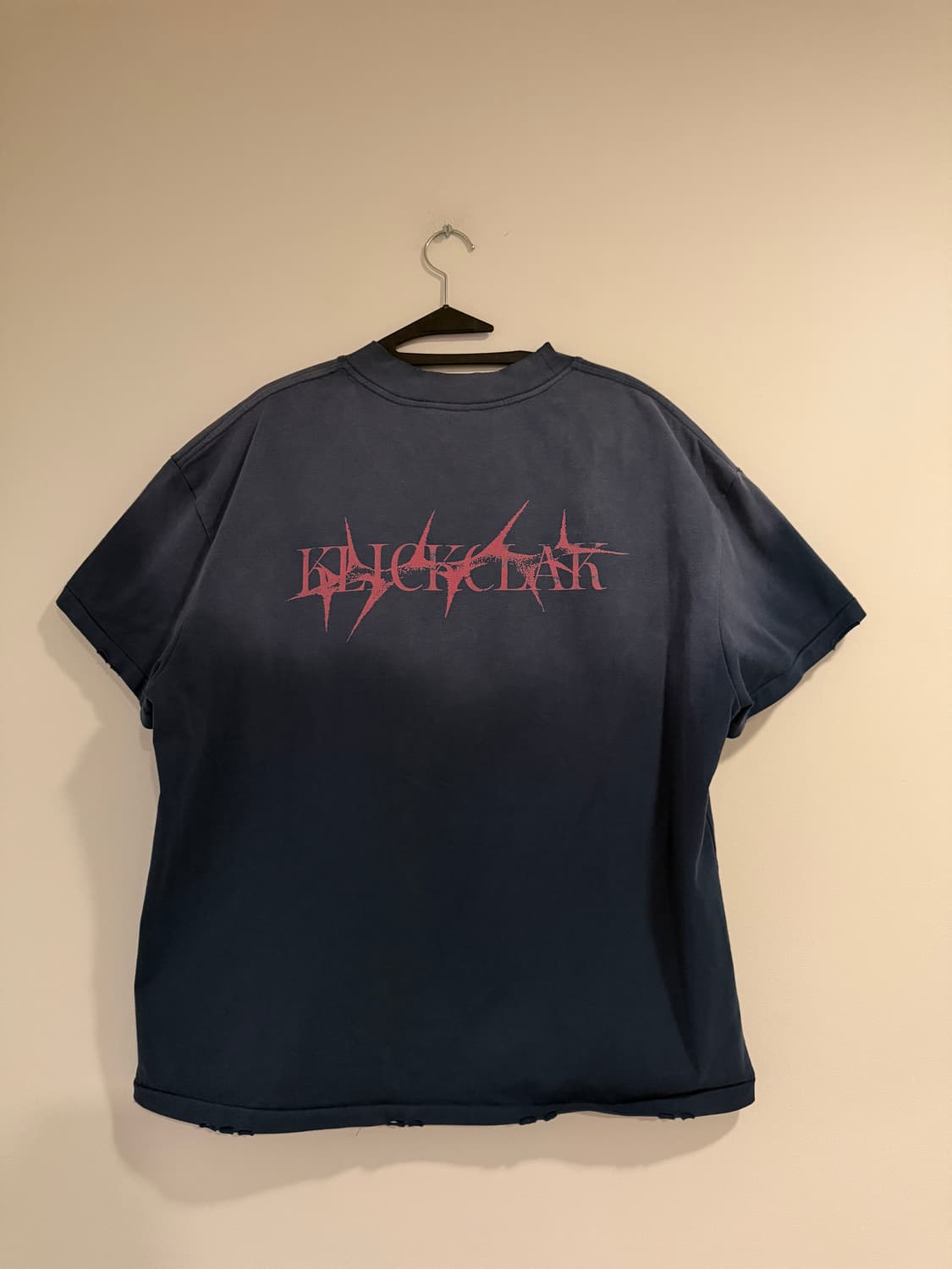 클릭클락 Vintage Blue Graphic Tee  상품이미지2