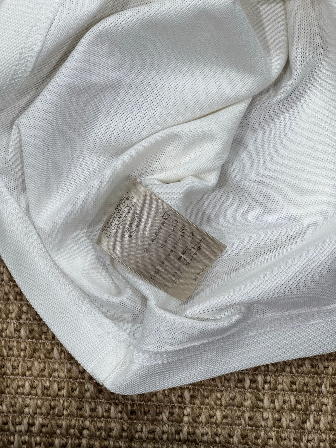 버버리 화이트 긴팔 카라티 상품이미지9