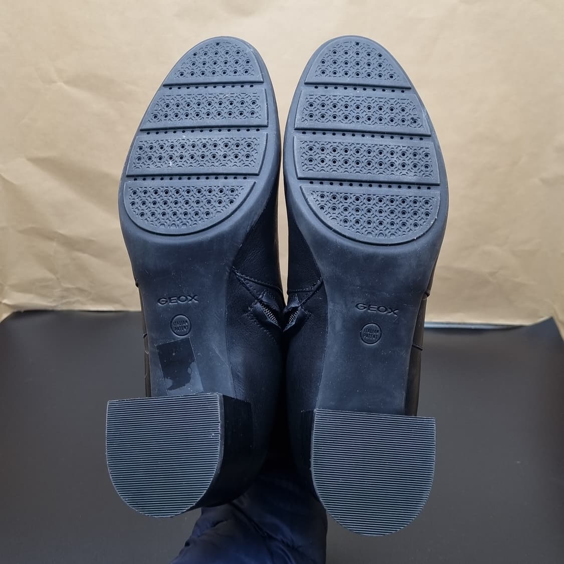 제옥스 가죽 여성 앵클부츠38 240 굽6 상품이미지3