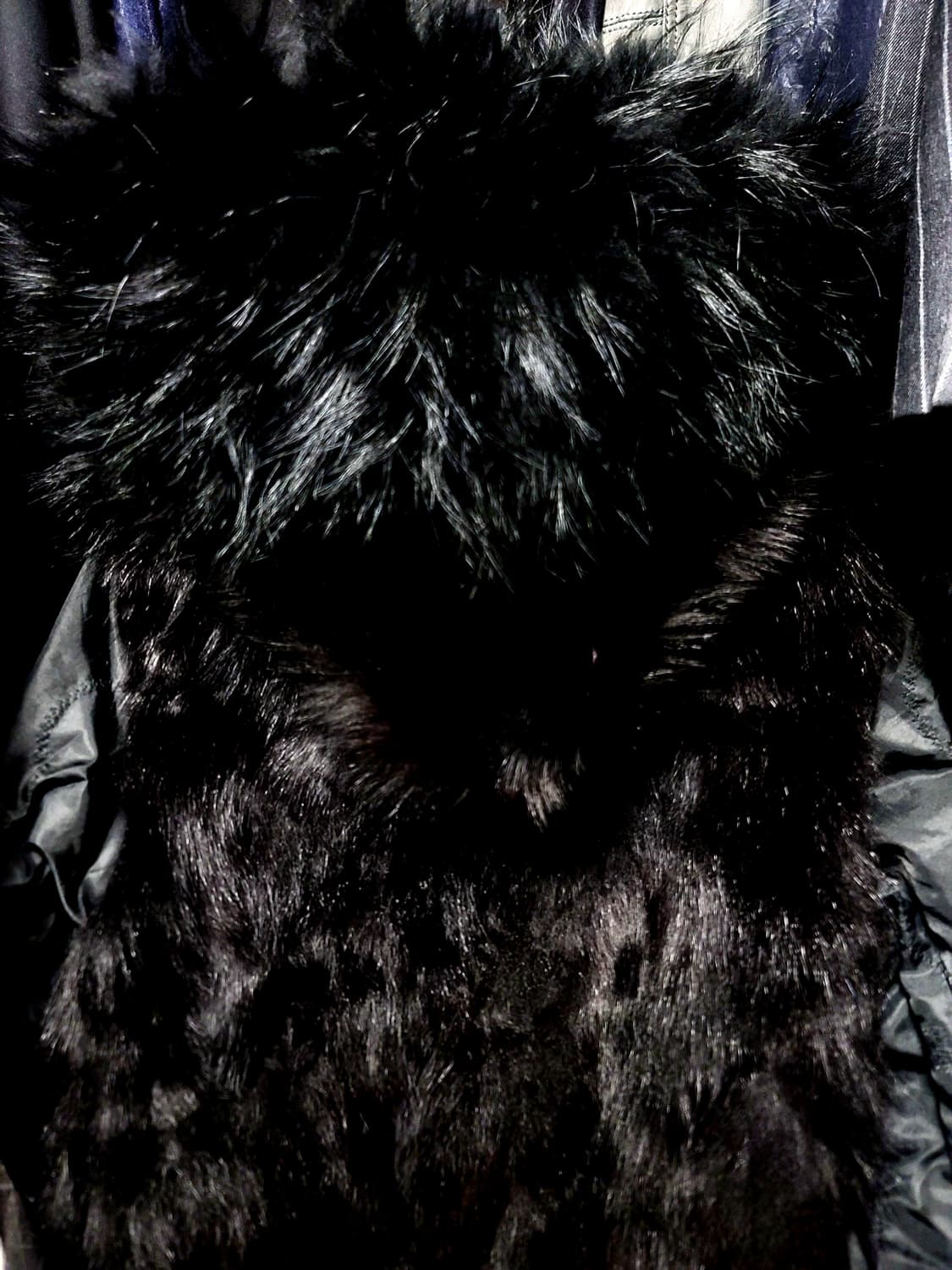 미스터앤미세스퍼 블랙 풀바디 폭스퍼 야상 패딩 점퍼 100~105 상품이미지9