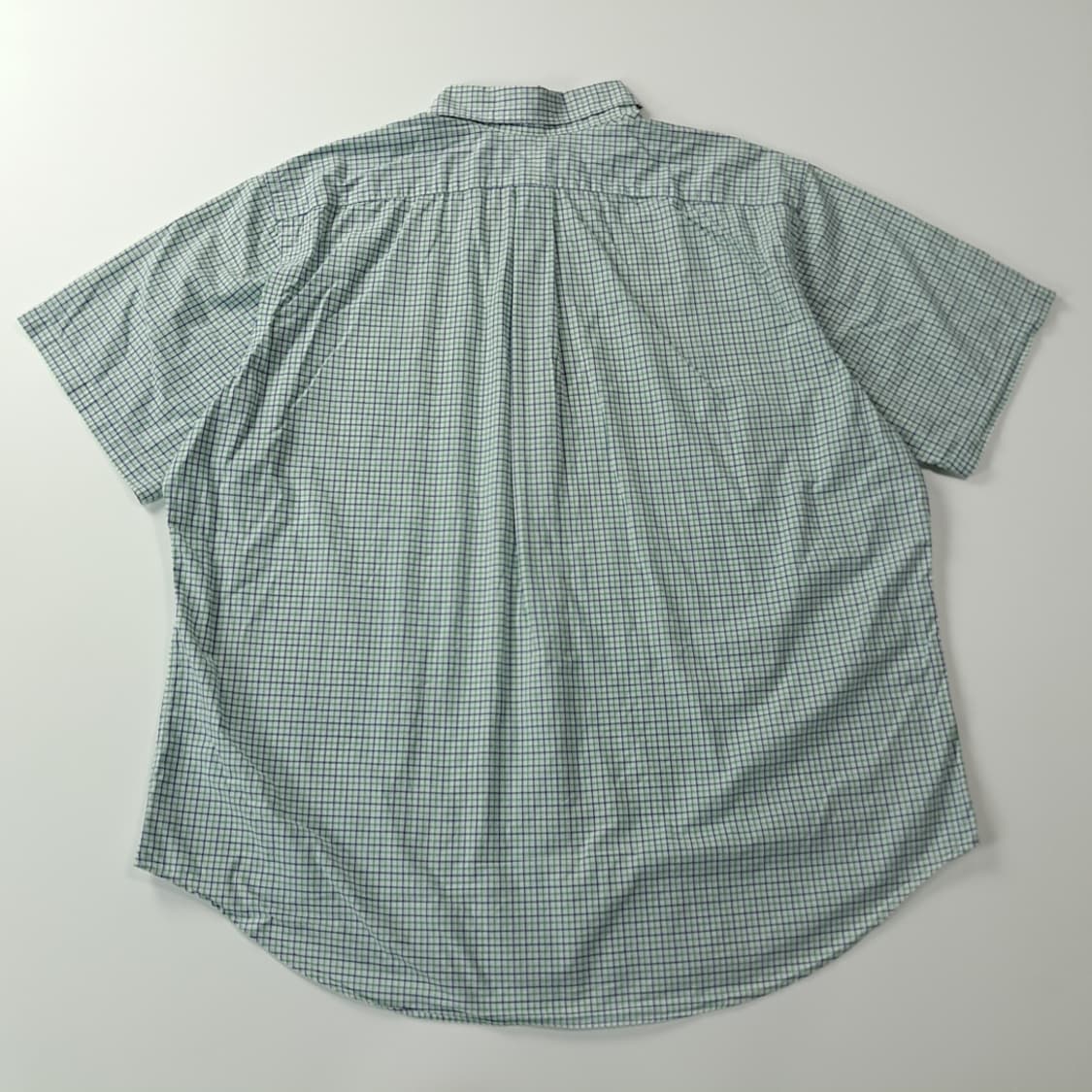 CK830 2XL 폴로 00s 그린네이비 마이크로체크 반팔 셔츠 남방 상품이미지6