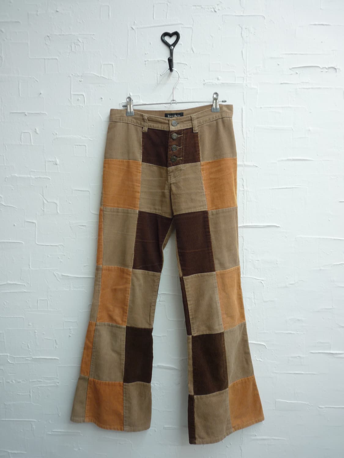 retro check corduroy pants 상품이미지4