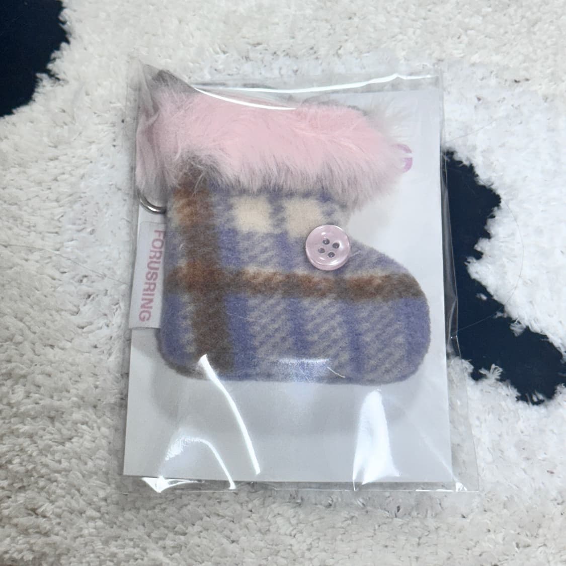 포어링 팝업 양말 키링 미개봉 상품이미지1