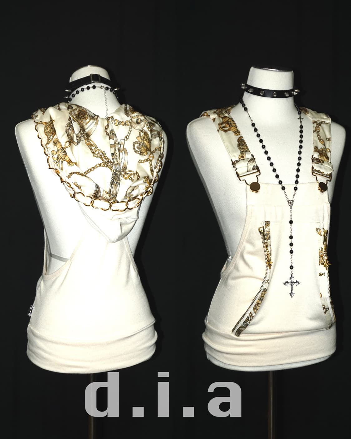 (d.i.a) gold chain punk hood  상품이미지1