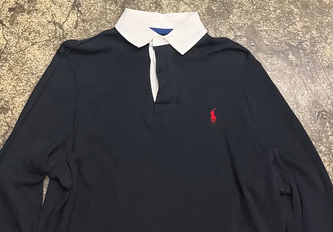 폴로 랄프로렌 럭비 셔츠 블랙 긴팔 상품이미지2