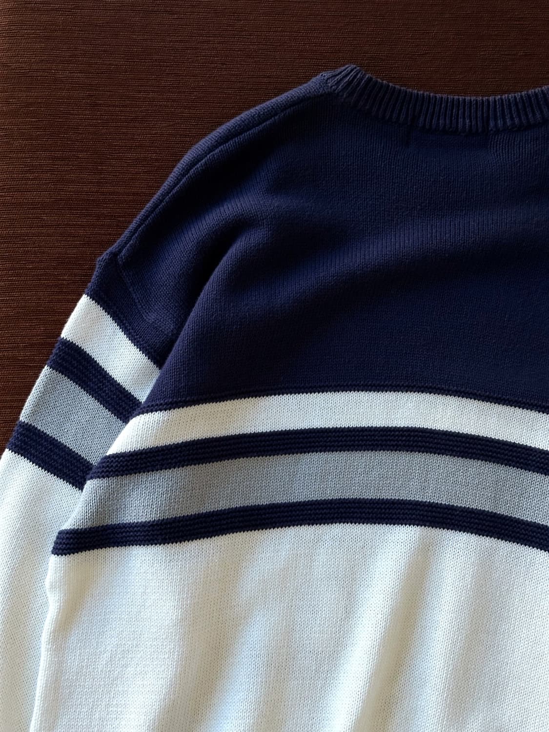 JPN made stitch design crew neck knit 상품이미지9