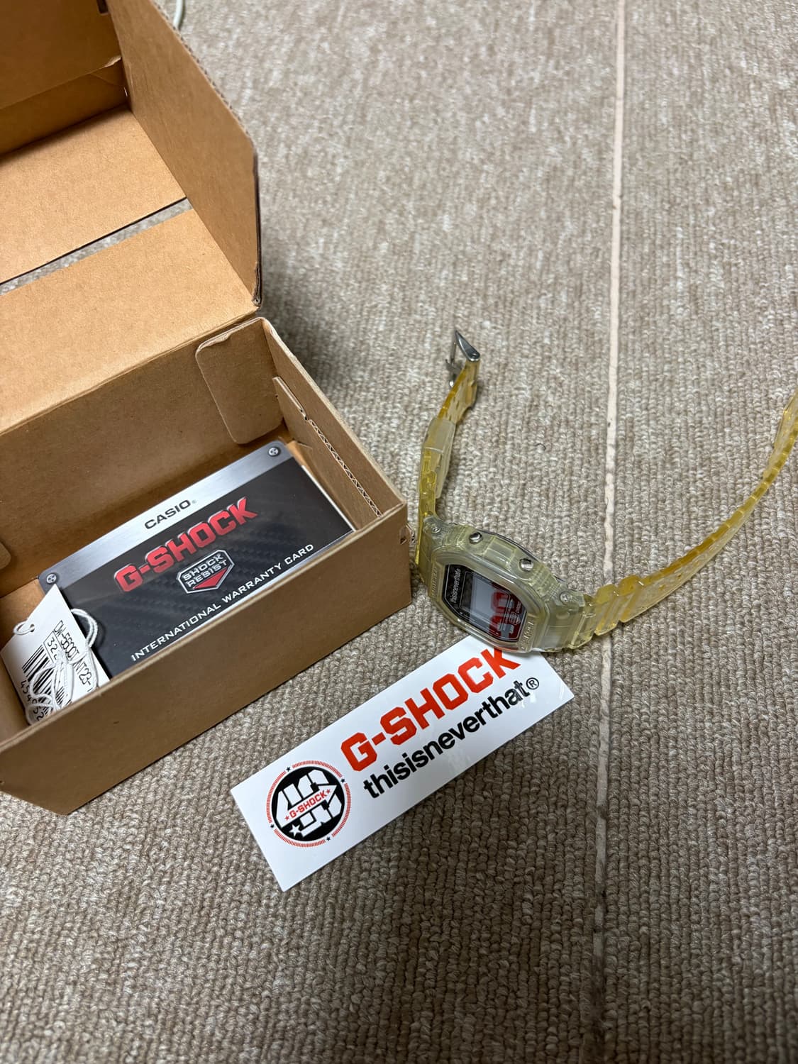 지샥 디스이즈네버댓 DW 5600 스켈레톤 상품이미지4