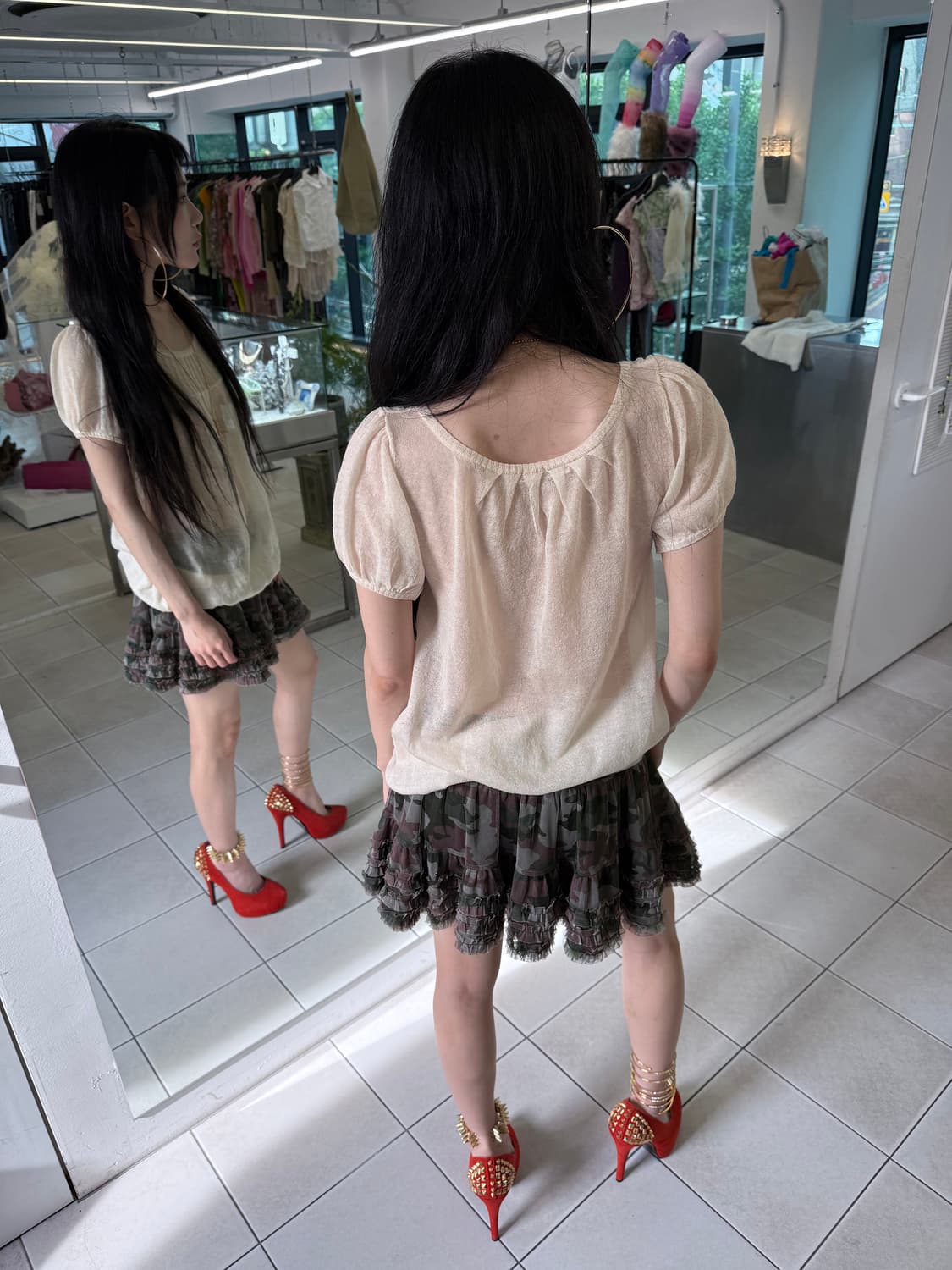 camoflage tutu skirt 상품이미지2