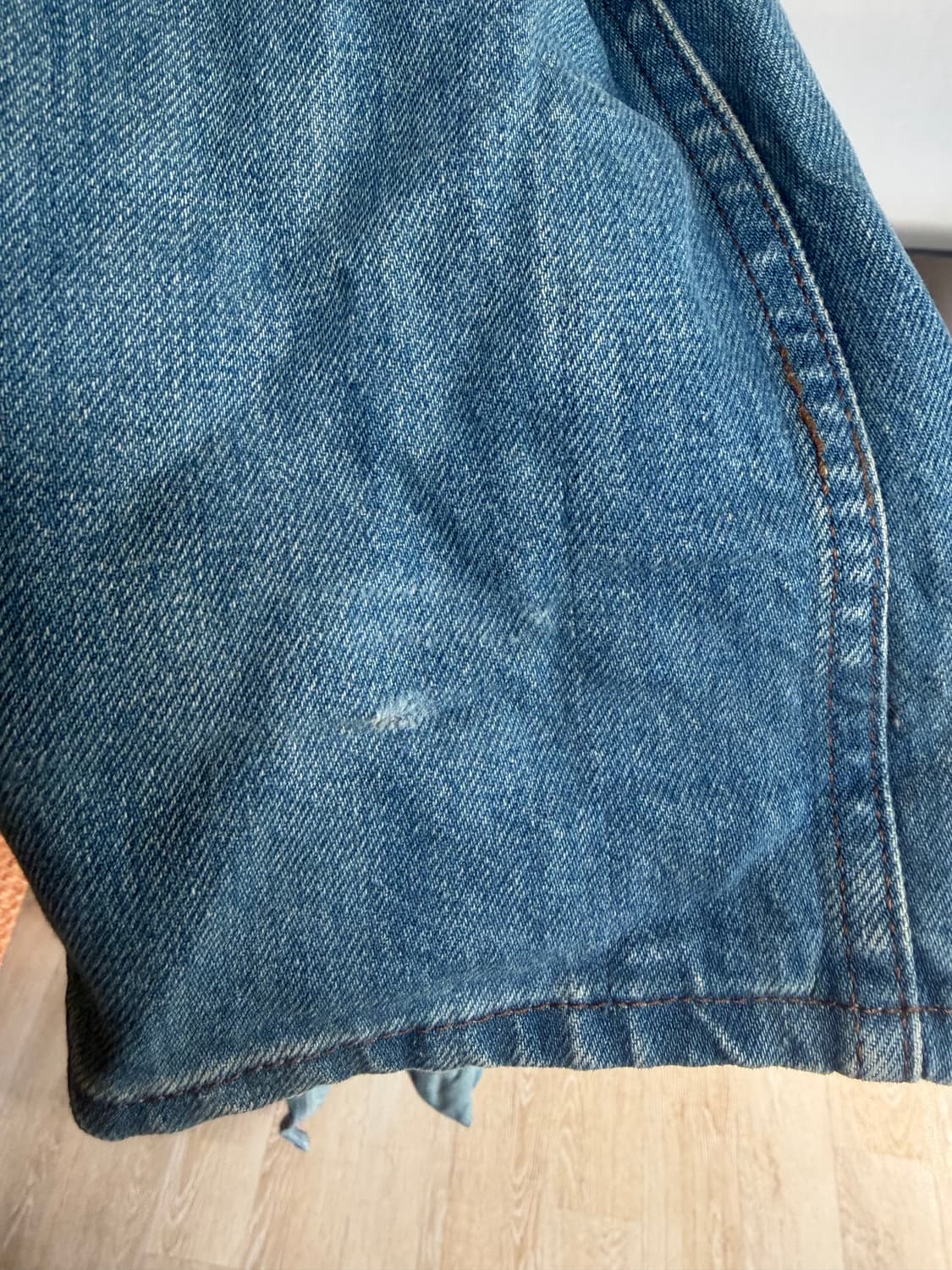 구찌 밑단 웹 디테일 데님 청바지 33사이즈 30인치 상품이미지8