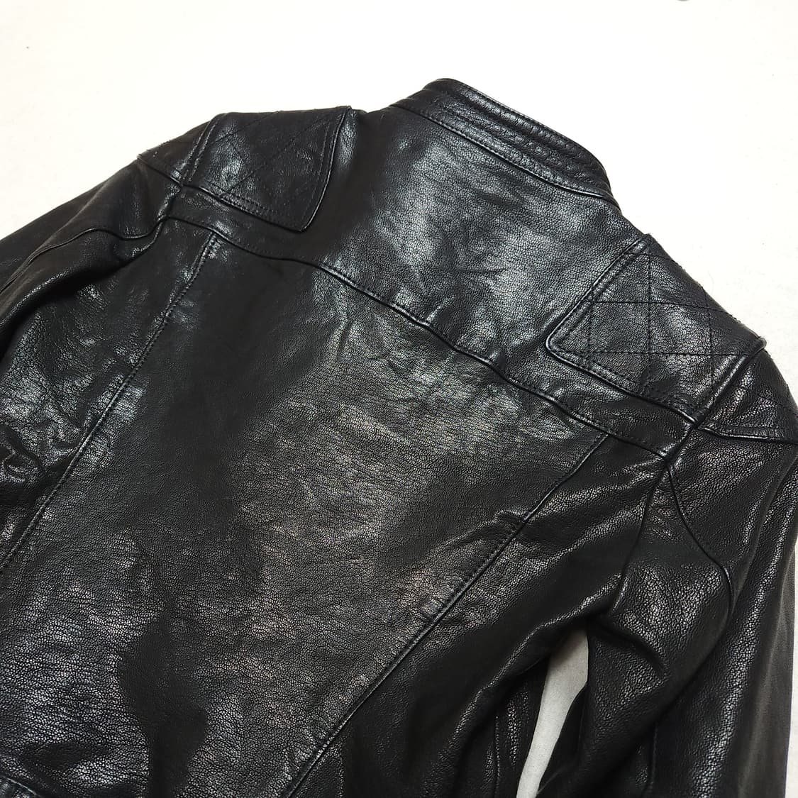 [XXS] 닐바렛 램레더 바이커 자켓 상품이미지6