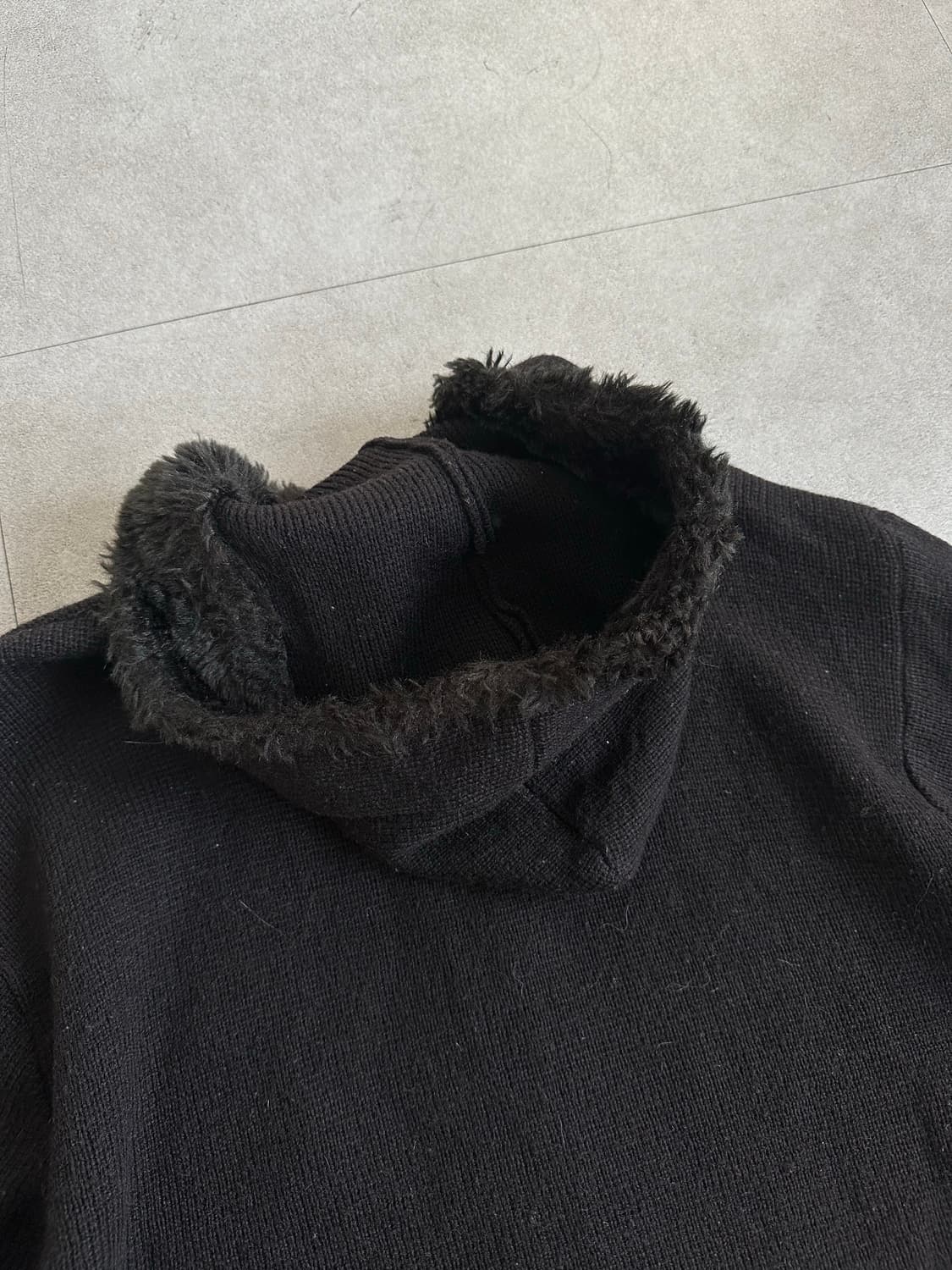 버닝쇼(Bernings Sho) 고딕 퍼 후드 집업 상품이미지4