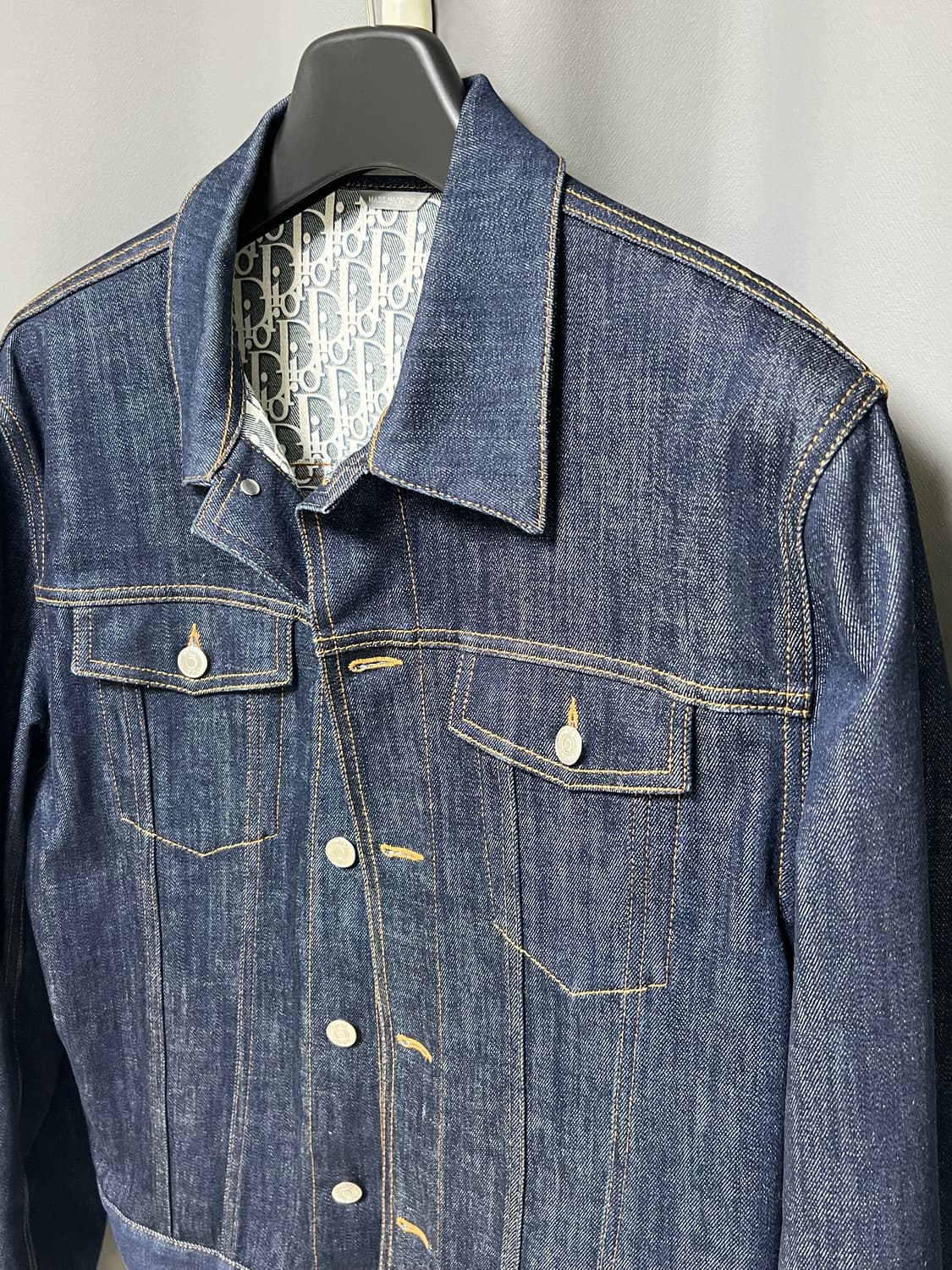 [정품] 새상품급 / 52 디올 오블리크 청자켓 상품이미지2