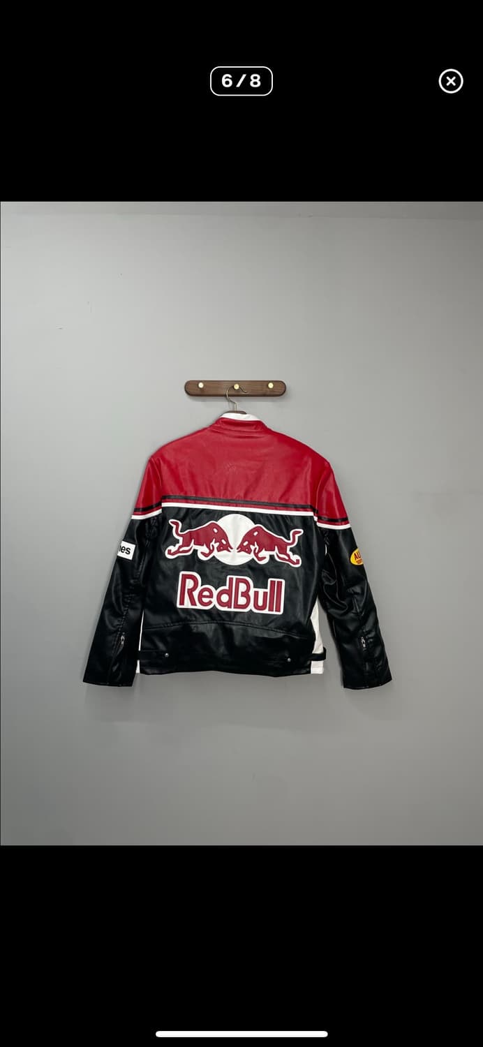 레드불 레이싱 가죽 자켓 A3112 상품이미지6