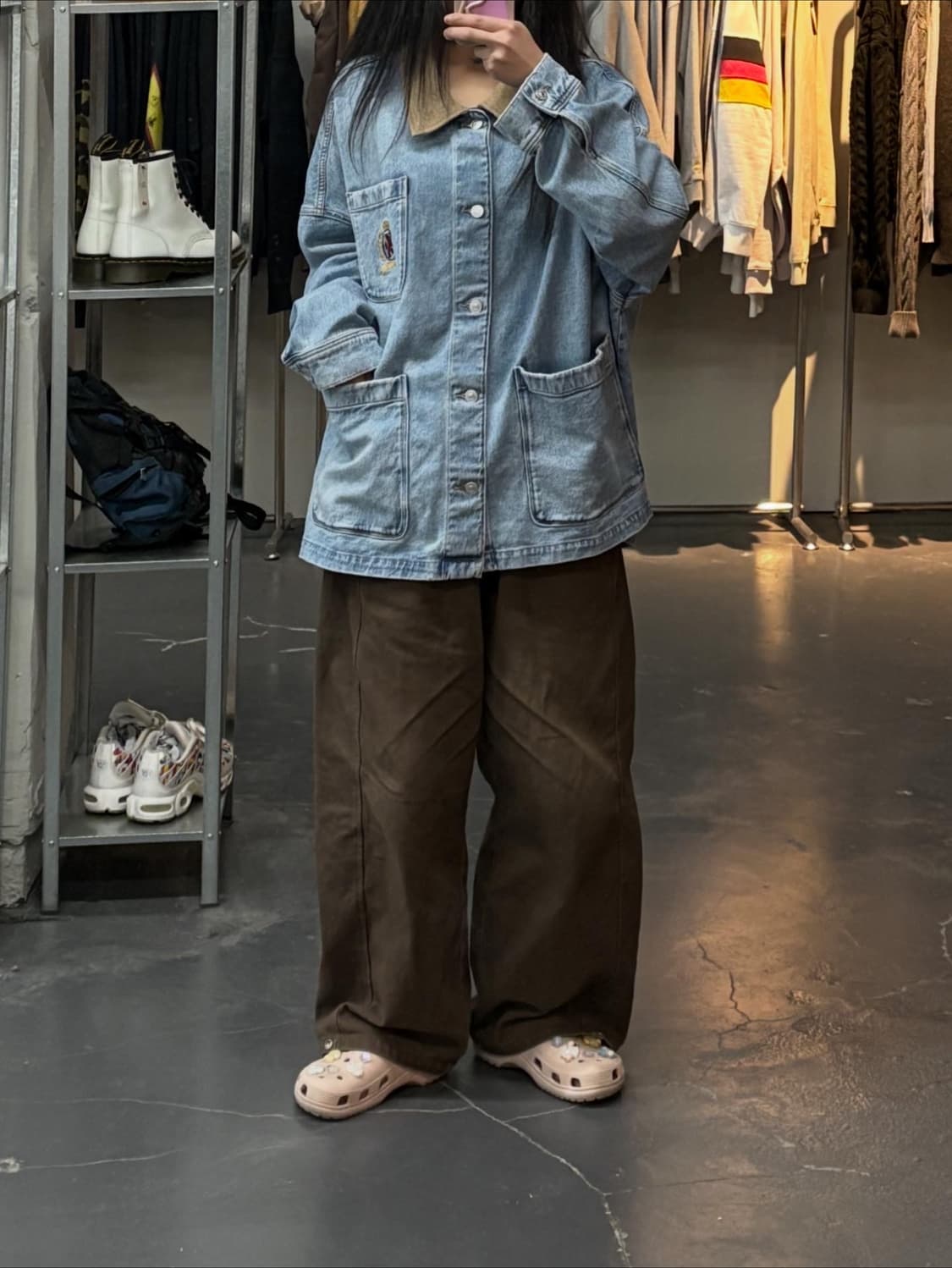 타미진스 오크우드 데님 초어 자켓 A2983 상품이미지1