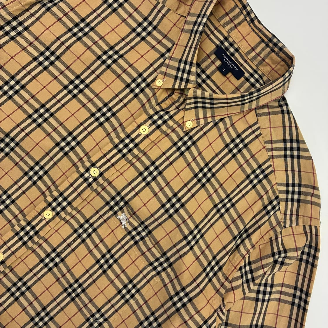 Burberry 노바체크 크레스트 자수 셔츠 상품이미지2