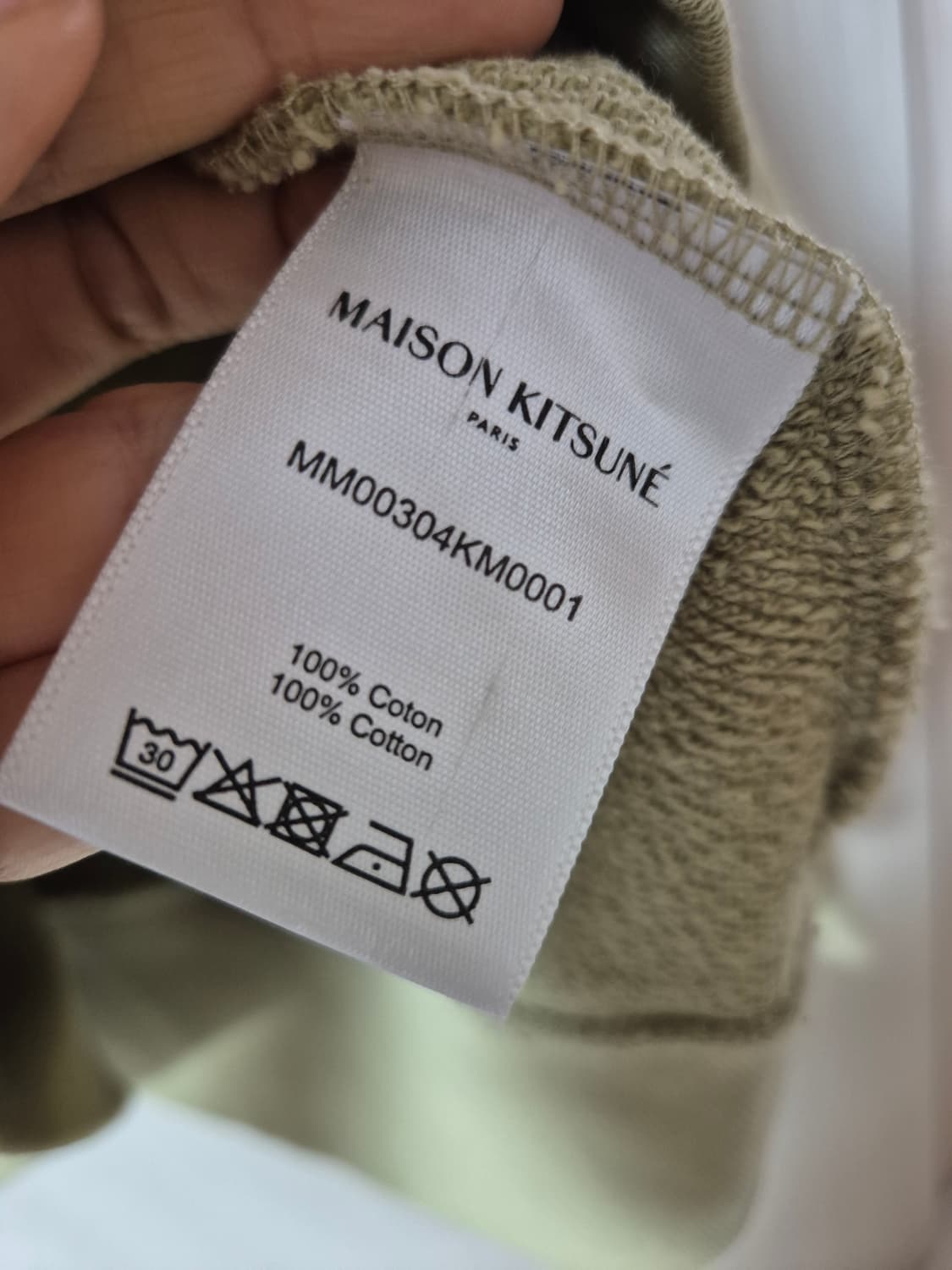 (정품) 메종키츠네 폭스 스웨트셔츠 오버사이즈 m 상품이미지7