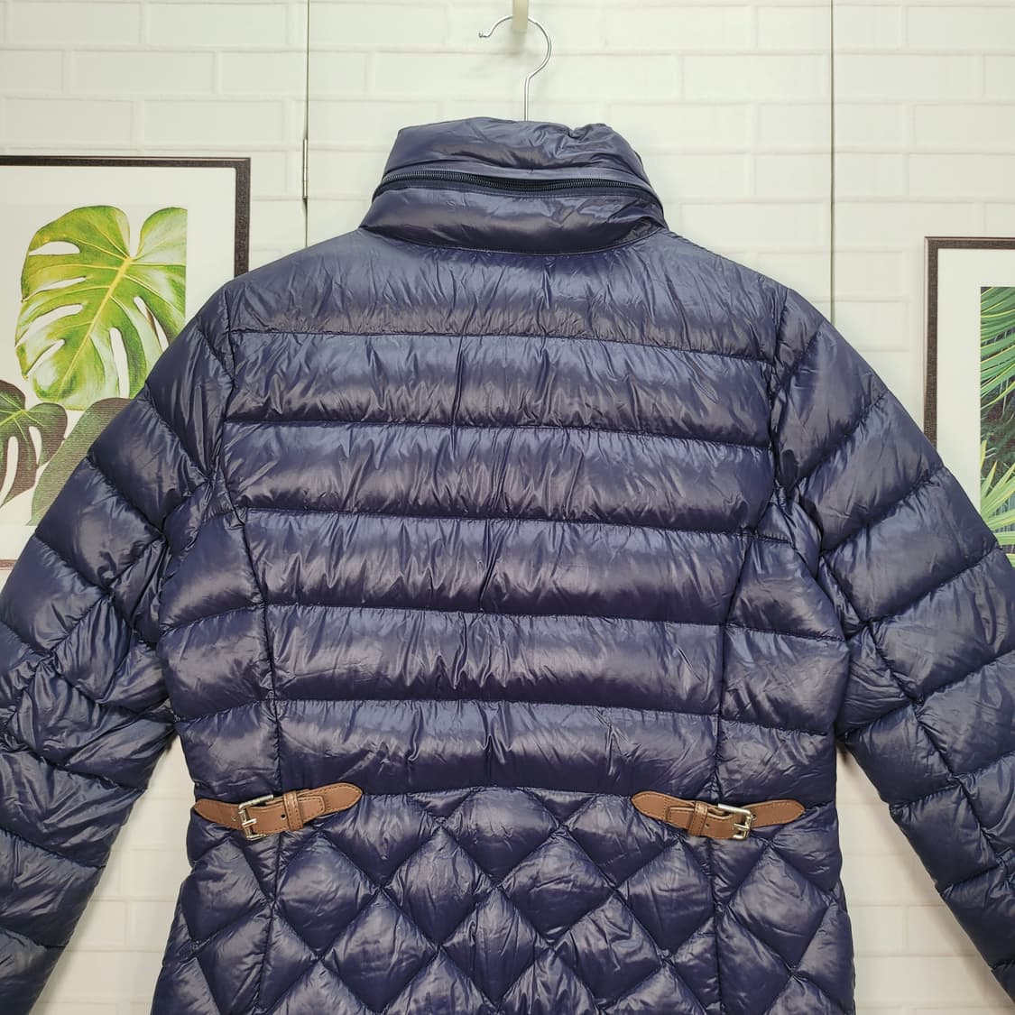 랄프로렌 다운 퀄팅 경량 롱패딩 자켓 M사이즈 상태최상 상품이미지4