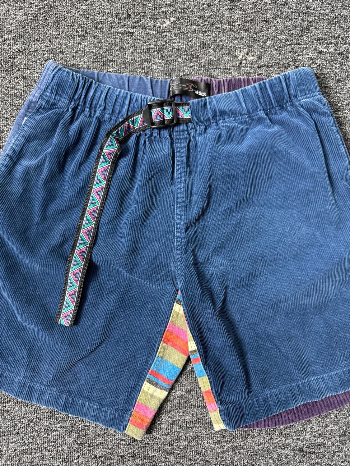 빈티지 골덴 퍼 하프 팬츠 상품이미지2