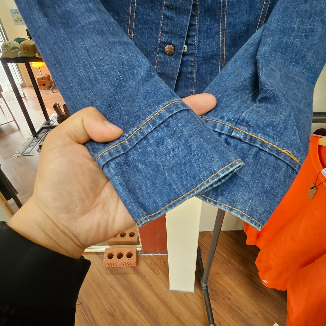 70s 리바이스 오렌지탭 트러커 상품이미지4