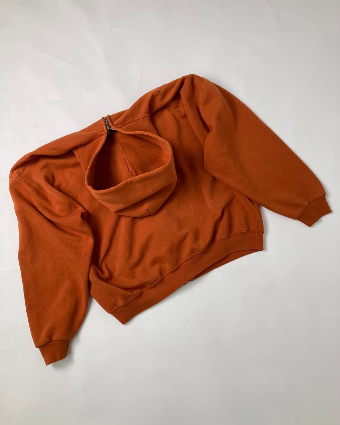 90s Russell Zip Up Hoodie (burnt orange) 상품이미지2