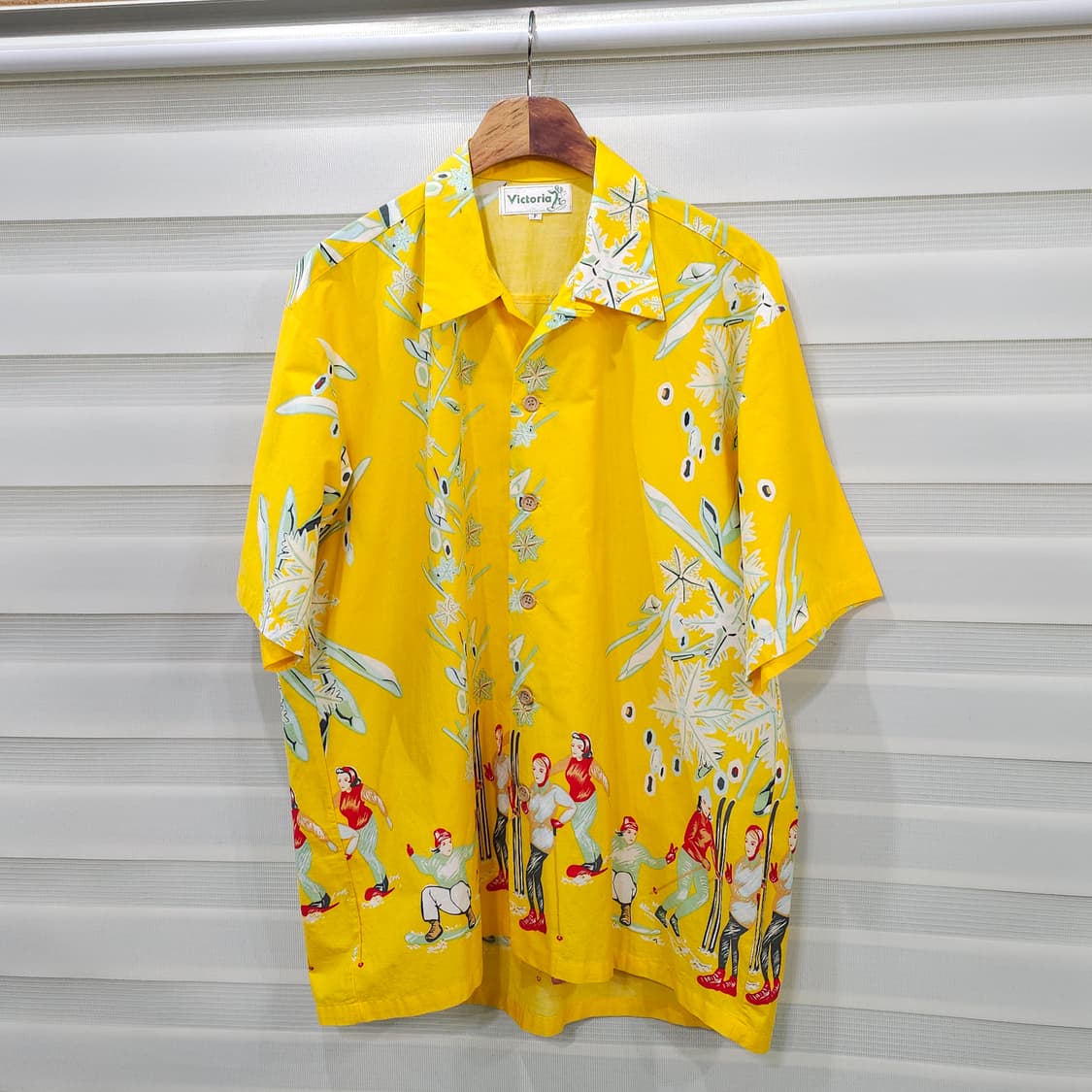 JAPAN 빈티지 Victoria 하와이안 셔츠- 프리사이즈 상품이미지1