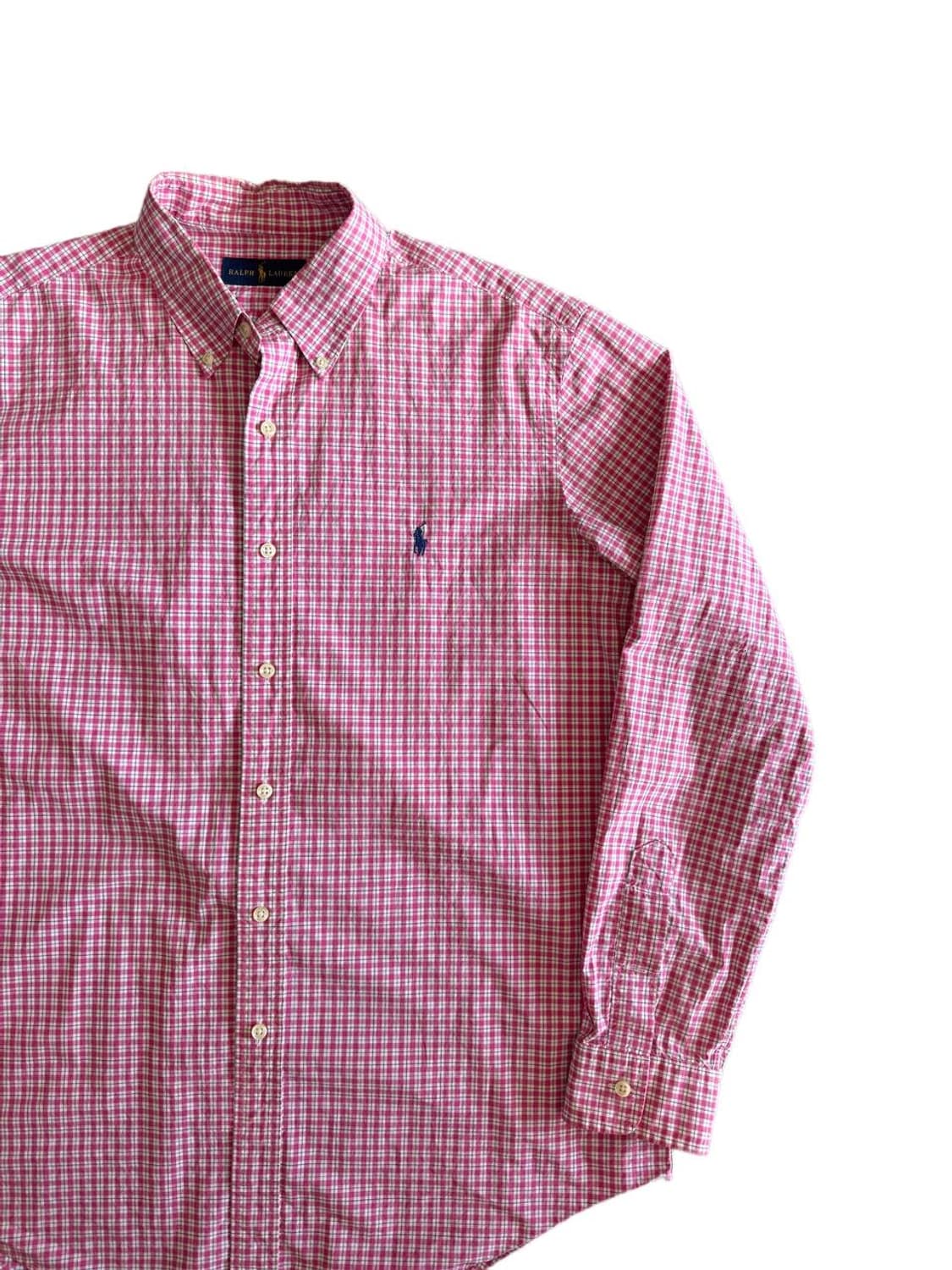 PRL button down gingham check shirts 상품이미지3