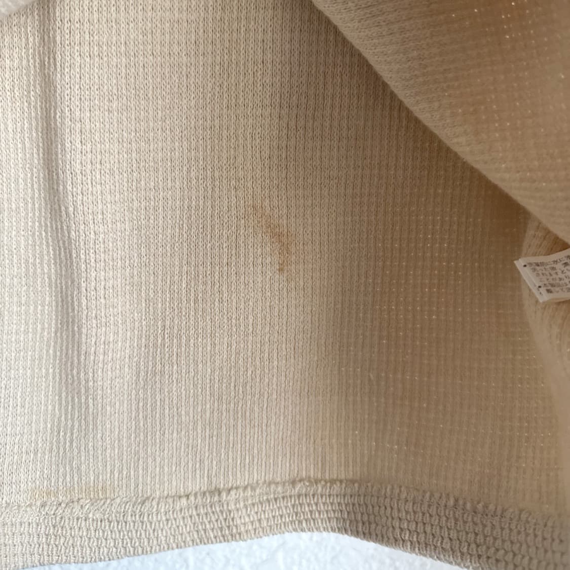 크림 와플 레이스업 니트 티 상품이미지5